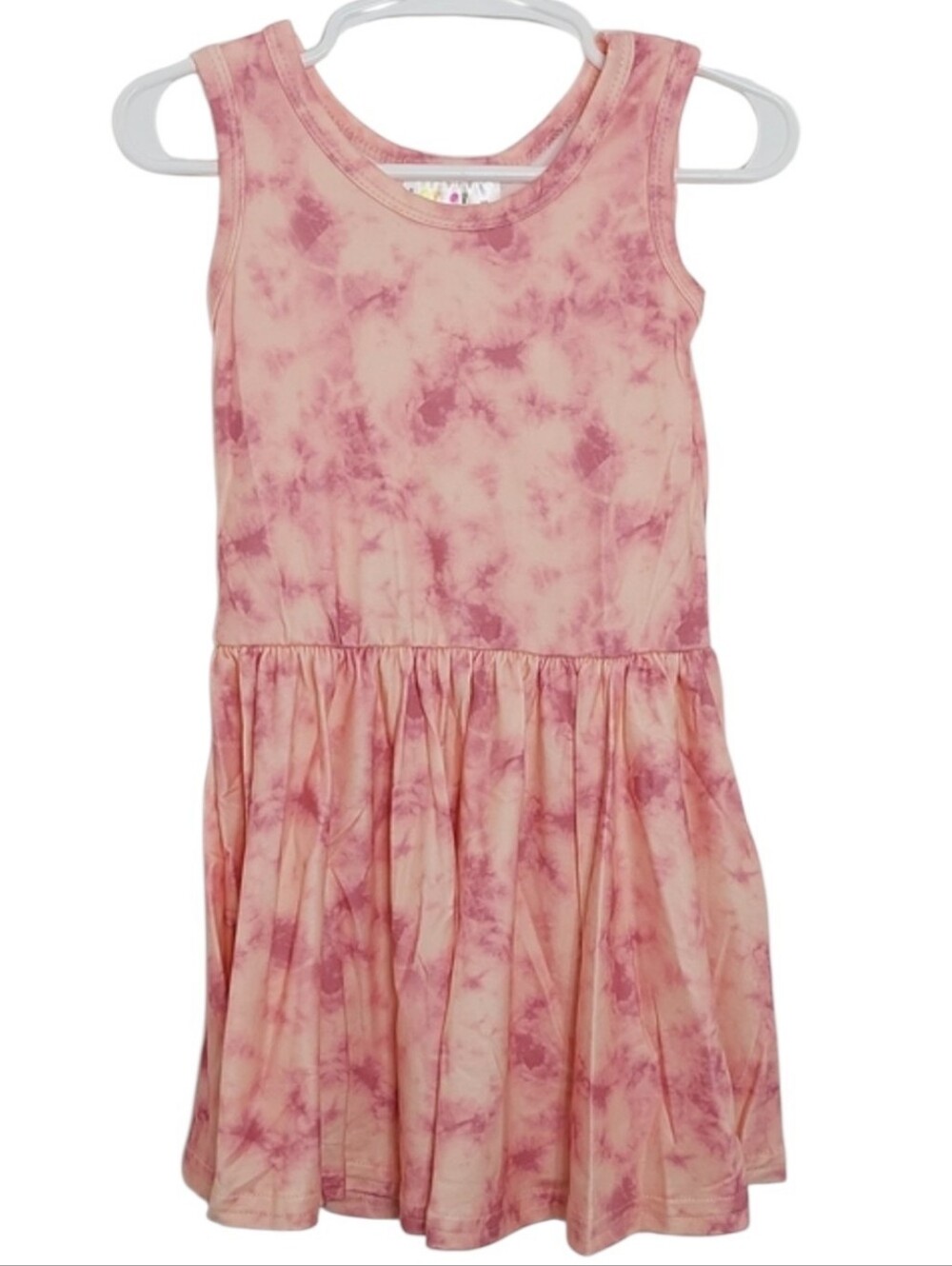 Dot Dot Smile Girls Dress Size 2T Rosy Clouds Tank Pink Spin Twirl